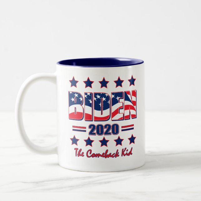 BIDEN-2020 Två-Tonad MUGG (Vänster)