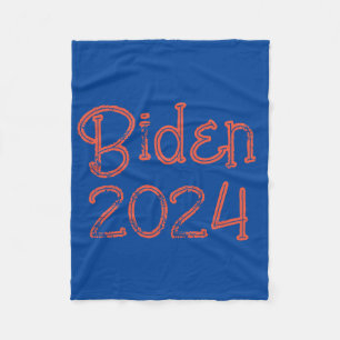 Biden 2024 enkel blå filt