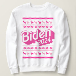 Biden 2024 Rosa Julsötare T Shirt