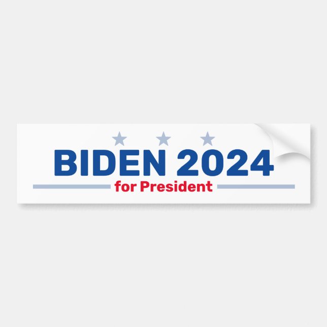 Biden 2024-stötdekal bildekal (Framsidan)