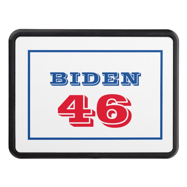 Biden 46 Collegiate Stil Dragkroksskydd (Framsidan)