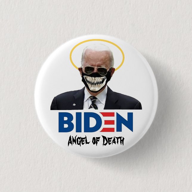 Biden Angel of Death Knapp (Framsida)