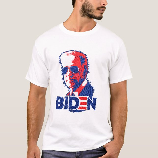Biden Aviator Sunglasses Joe Biden 2020 T Shirt (Framsida)