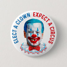 Biden clown ansikte anti Biden Pro trump 2024