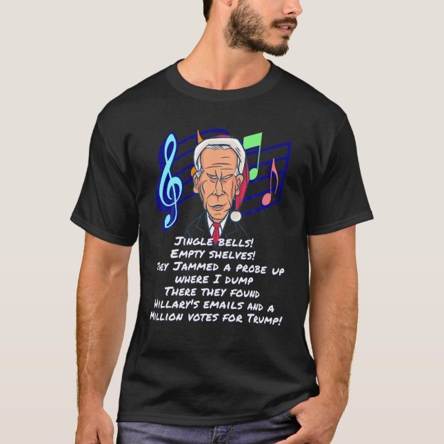 Biden Colonoscopy Meme jul Butt Wipe Biden T Shirt (Framsida)