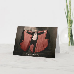 Biden Dracula Anpassade Halloween Card Helgkort
