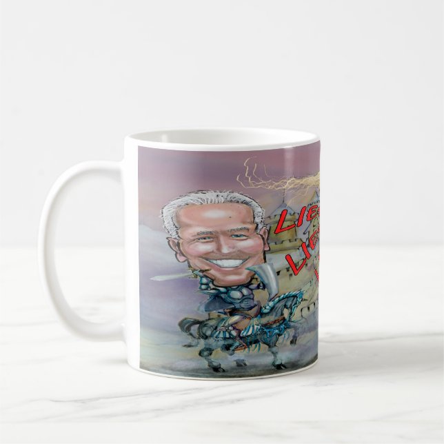 Biden Fending of Beast of Ligger Kaffemugg (Vänster)
