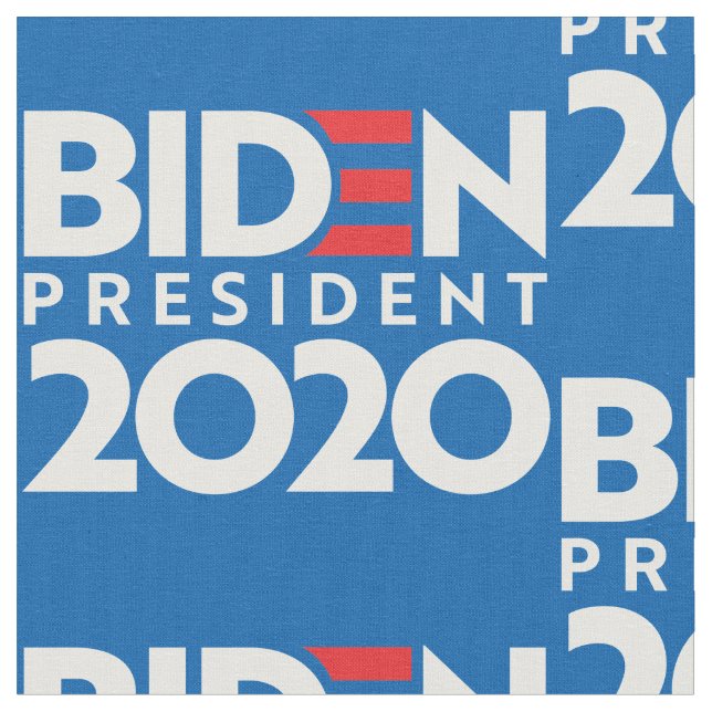 BIDEN FÖR ORDFÖRANDE 2020 TYG (Närbild)