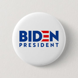 Biden för president Blue and Red Slogan, ZSSG Knapp