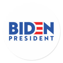 Biden för president Blue and Red Slogan, ZSSG
