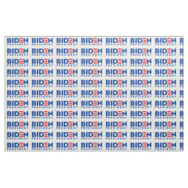 Biden för president Blue Mini Text, ZSSG Fabric Tyg