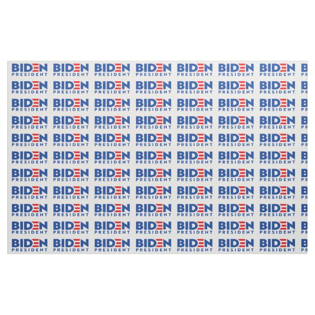 Biden för president Blue Mini Text, ZSSG Fabric Tyg (Fat Quarter)