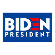 Biden för president Vit och röd text slogan, ZSSG