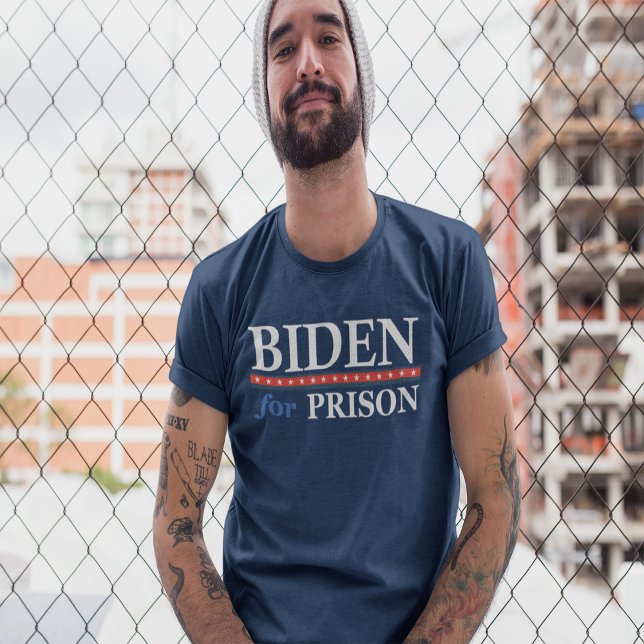 BIDEN FOR PRISON | Anti Joe Biden T-Shirt (Skapare uppladdad)