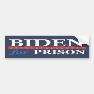 BIDEN FOR PRISON Banner Bildekal