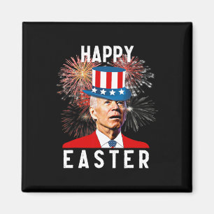 Biden Glad påsk för den 4 juli Magnet