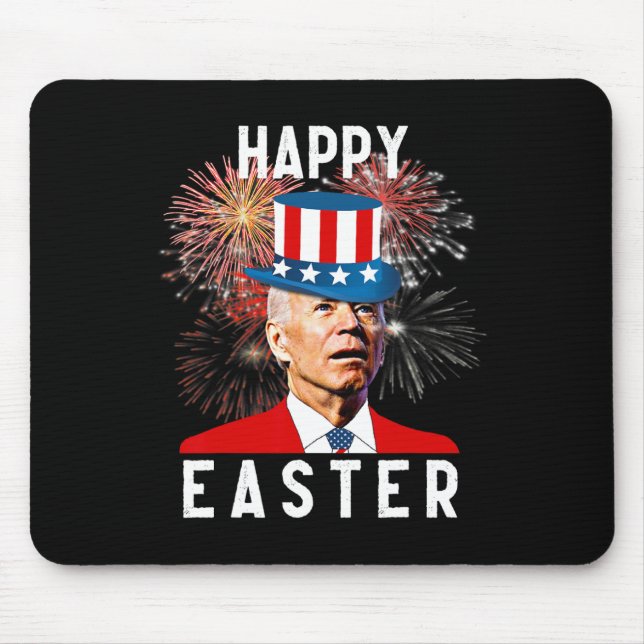 Biden Glad påsk för den 4 juli Musmatta (Framsidan)