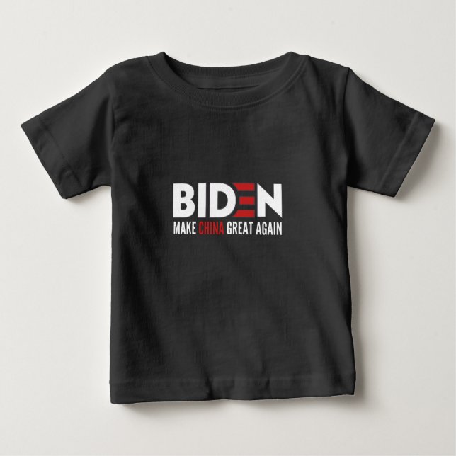 biden Gör Kina Stort Igen T Shirt (Framsida)