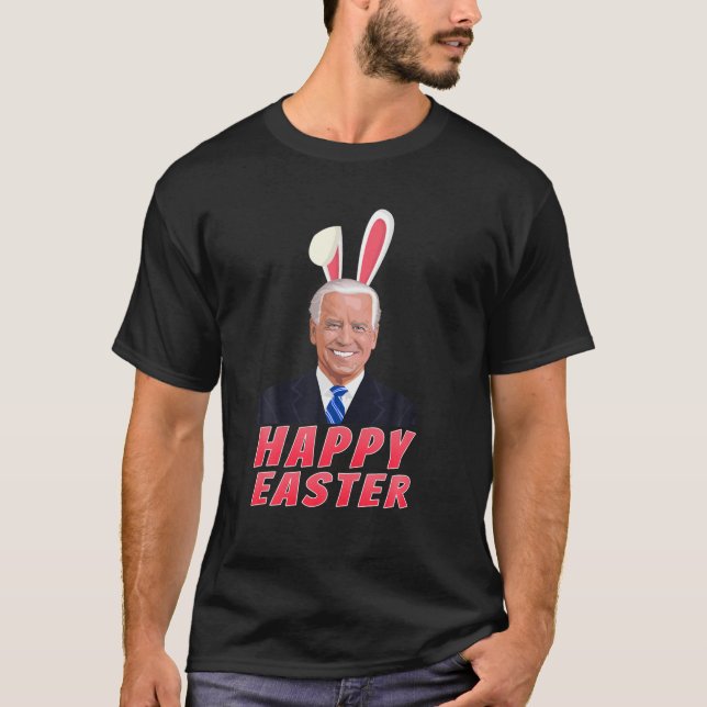 Biden Happy Easter Bunny Easter Day T Shirt (Framsida)