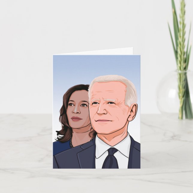 BIDEN HARRIS: 1.20.21 KORT (Framsida)