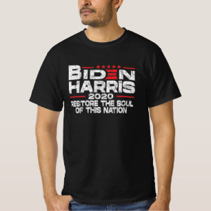 Biden harris 2020 återställer nationens själ t shirt