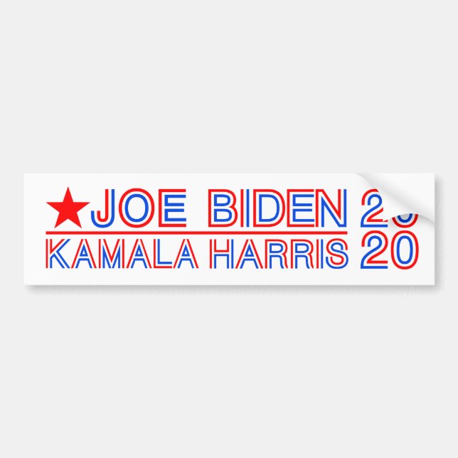Biden, Harris 2020 Bildekal (Framsidan)