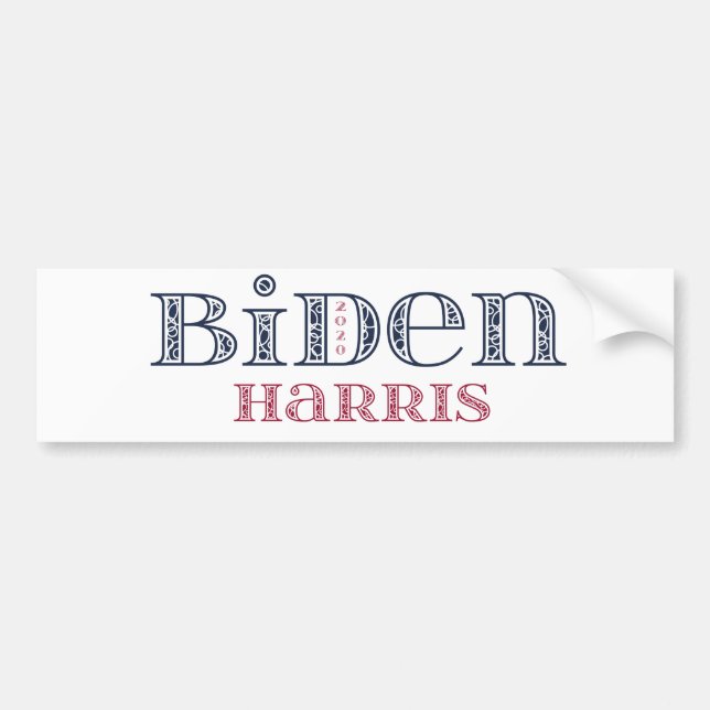 Biden & Harris 2020 Bildekal (Framsidan)