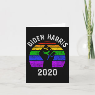 Biden Harris 2020 Black Lives Problem Lgbt Gay Pri Kort