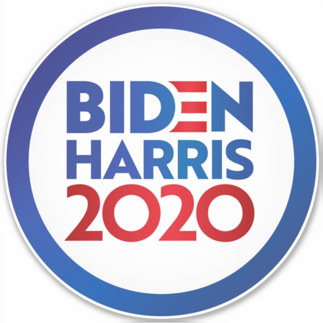 Biden Harris 2020 Bumper Klistermärken (Framsida)