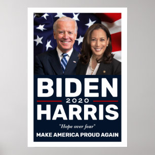 Biden Harris 2020 Collecsible Keepsaké Photo Poster