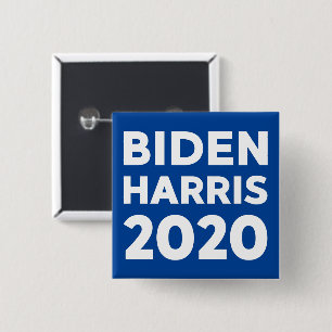 Biden Harris 2020 - djärv text om blått val Knapp