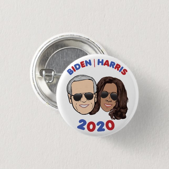 Biden Harris 2020 Dream Team Val (återkoppling) Knapp (Framsida & baksida)