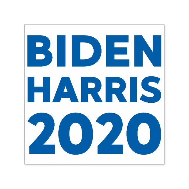 Biden Harris 2020, fet text, val Självfärgande Stämpel (Design)