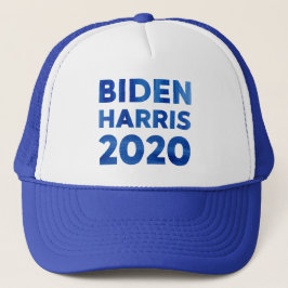 Biden Harris 2020 fet vattenfärgstext politisk Keps