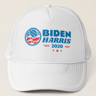 Biden Harris 2020 Flagga Seal White Keps