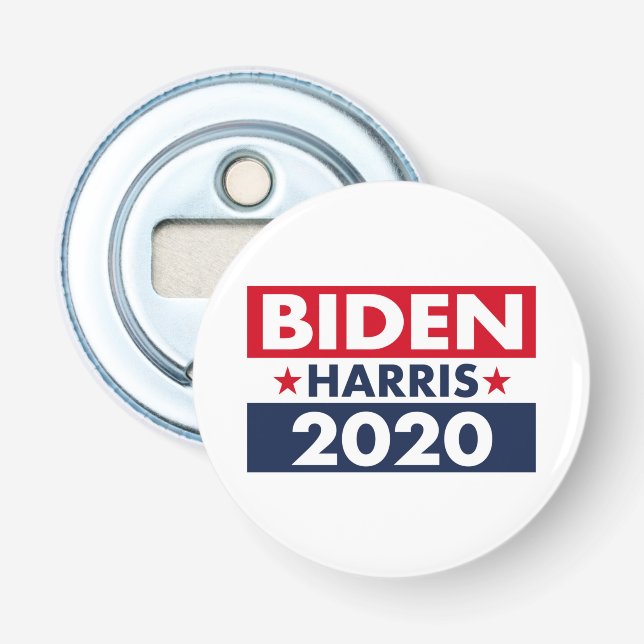 BIDEN HARRIS 2020 FLASKÖPPNARE (Framsidan)