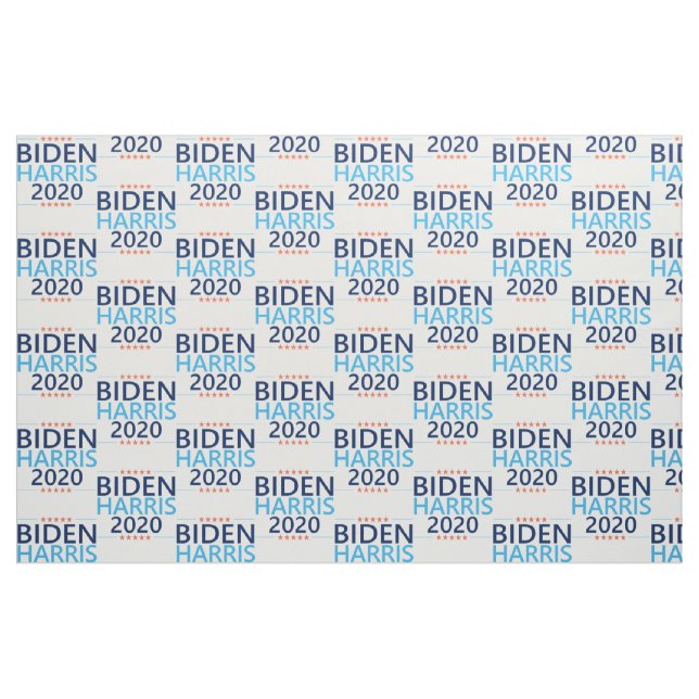 Biden Harris 2020 för president USA-valet Tyg (Fat Quarter)
