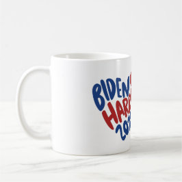 Biden Harris 2020 Heart Kaffemugg