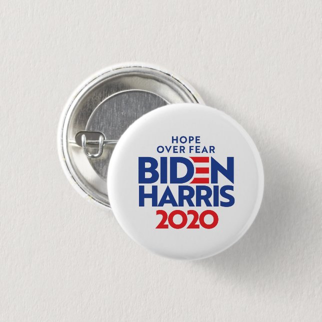 BIDEN HARRIS 2020 - Hoppet över fruktan Knapp (Framsida & baksida)