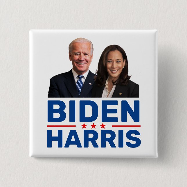 Biden Harris 2020 Insamlingsbara Kampanj-knappar Knapp (Framsida)
