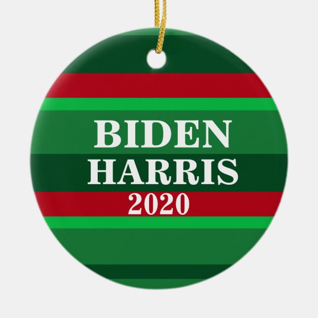 Biden Harris 2020 - jul Julgransprydnad Keramik (Framsidan)
