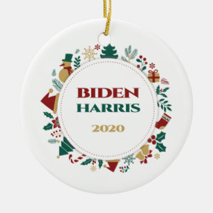 Biden/Harris 2020 - jul Julgransprydnad Keramik