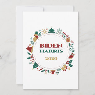 Biden/Harris 2020 - jul Julkort