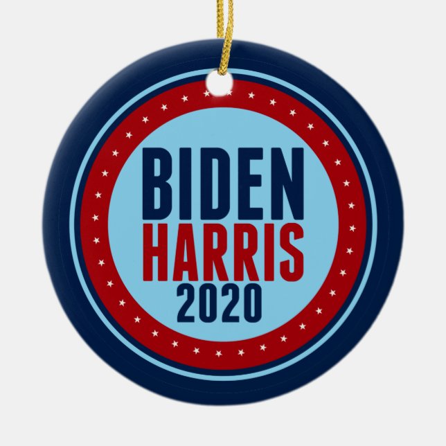 Biden Harris 2020 Julgransprydnad Keramik (Framsidan)