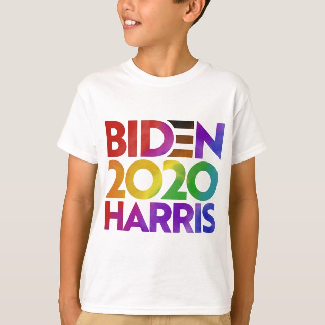 Biden Harris 2020 Kids T-shirt (Framsida)
