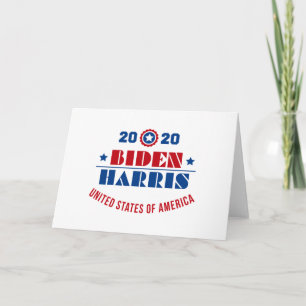 Biden Harris 2020 Kort