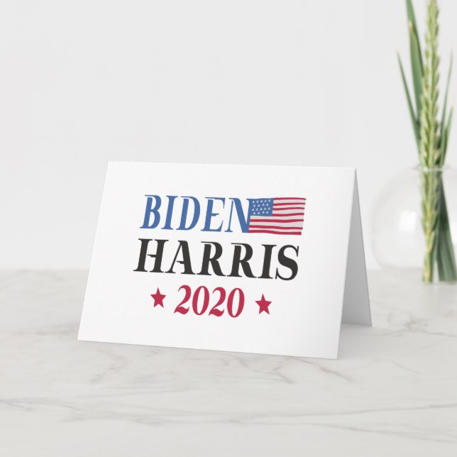 Biden Harris 2020 Kort (Framsida)