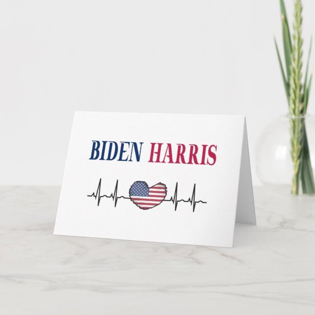 Biden Harris 2020 Kort (Framsida)