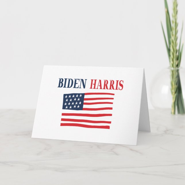 Biden Harris 2020 Kort (Framsida)