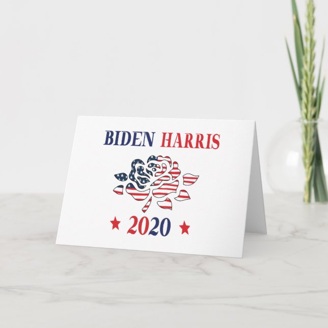 Biden Harris 2020 Kort (Framsida)